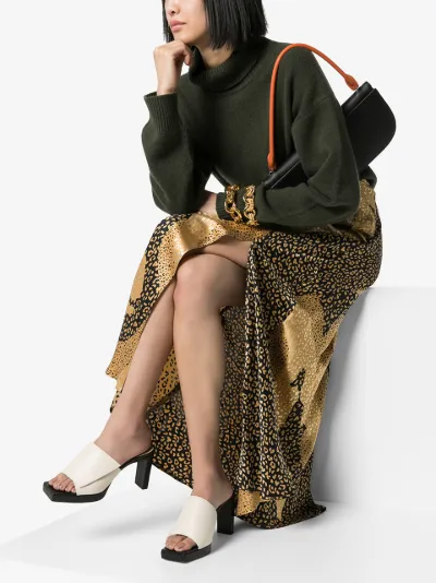 parker leopard dress
