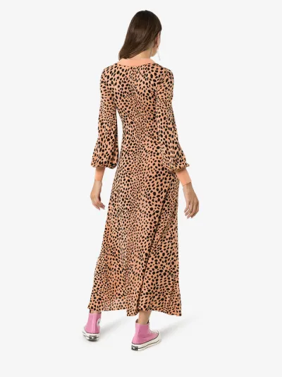 leopard print knit dress