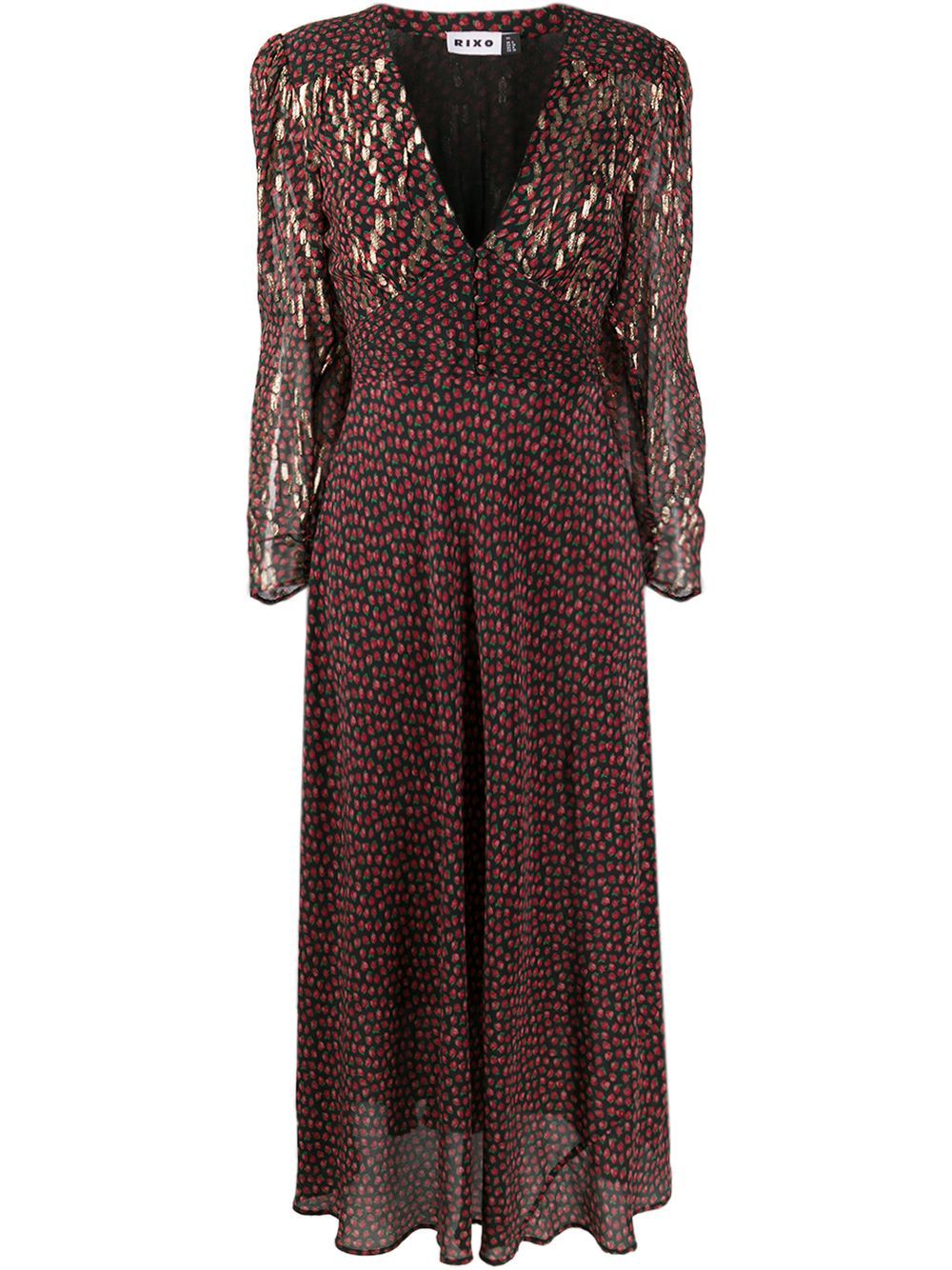 Selma rose-print midi dress | Rixo | Eraldo.com US