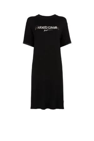 Abito modello T-shirt con stampa