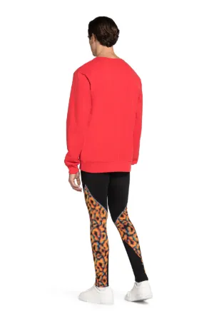 Abstract Jaguar-Print Leggings