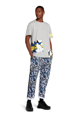 Abstract-Print Sweatpants
