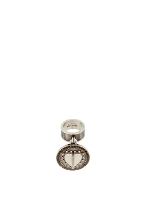 anillo con colgante de corazón