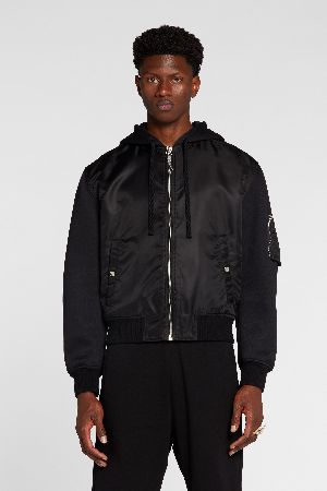 ktz patchwork bomber jacket