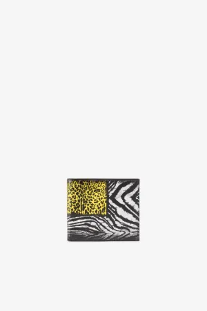 Animalier Patchwork-Print Bi-Fold Wallet