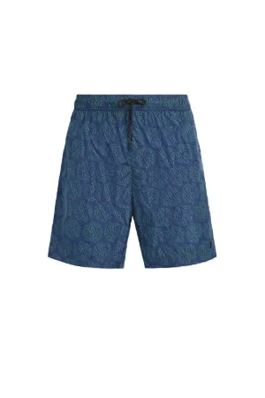 Badeshorts mit RC Monogramm-Print