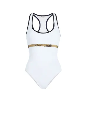 bañador con espalda de nadador y logo
