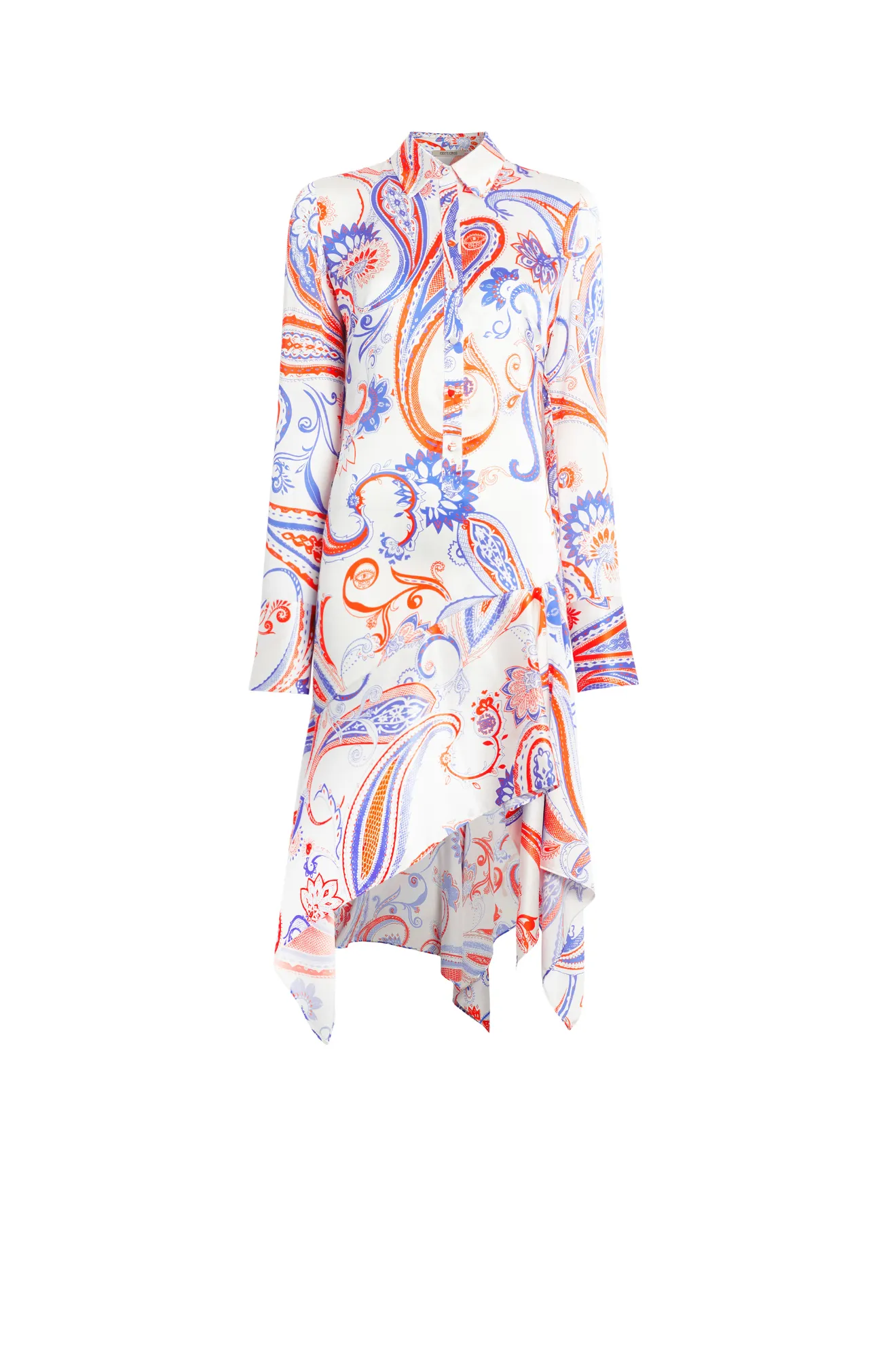 Bandana Print Handkerchief Hem Dress Roberto Cavalli
