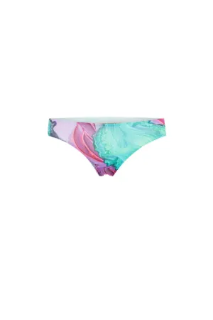 bas de bikini à imprimé abstrait