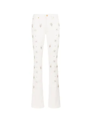 Bead-Embellished Jeans