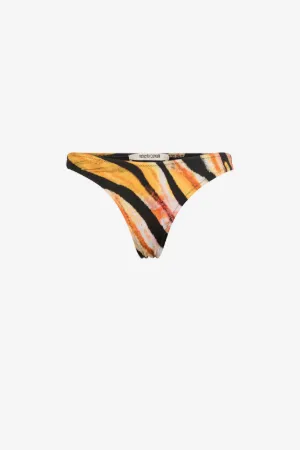 Bikini-Slip mit Zebra-Print