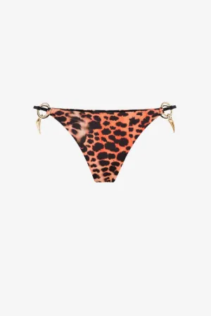 Bikini-Unterteil mit Jaguar-Print