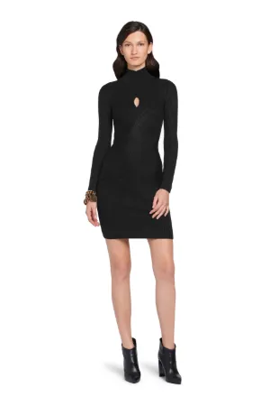 Black Keyhole Dress