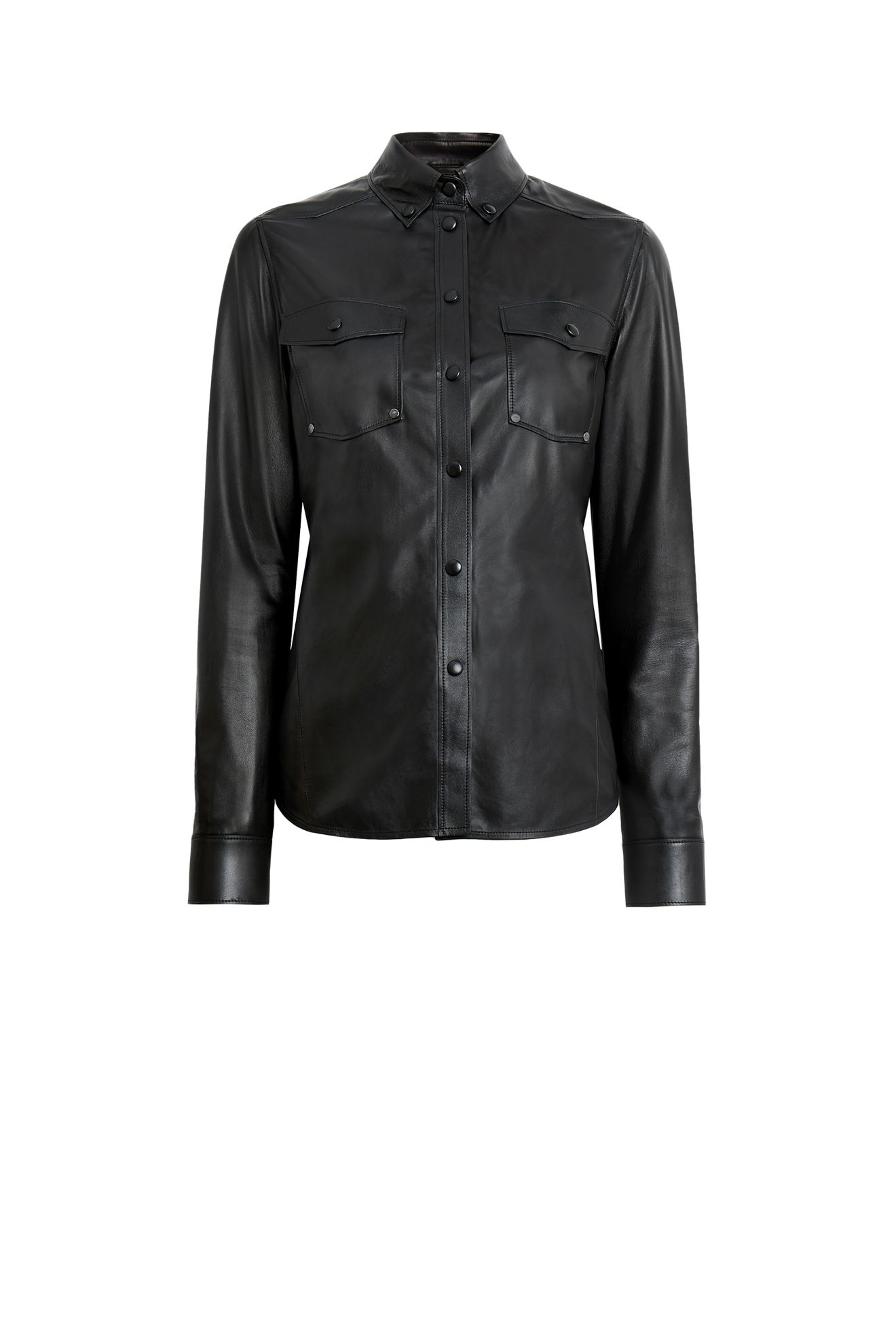 nappa leather shirt