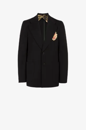 Blazer con escudo con Monograma RC