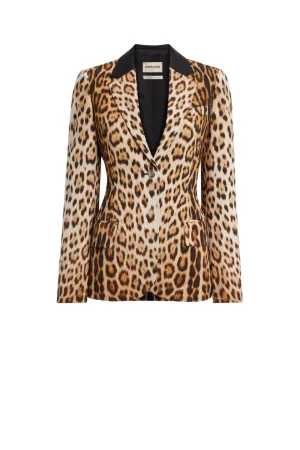 Blazer con stampa Heritage Jaguar