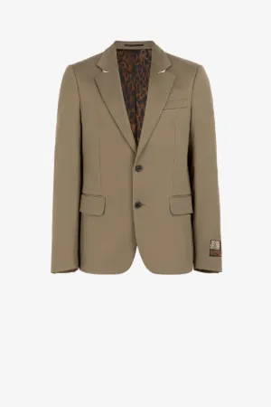 Blazer de botonadura simple Tiger Tooth