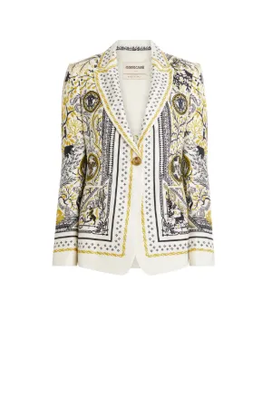 Blazer mit Oniric Scarf Print 
