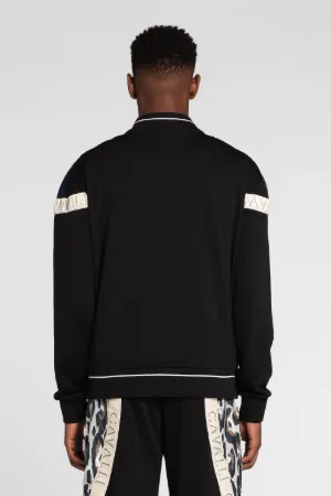 Blouson bomber à contrastes et imprimé jaguar