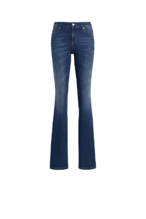 flared jeans blue