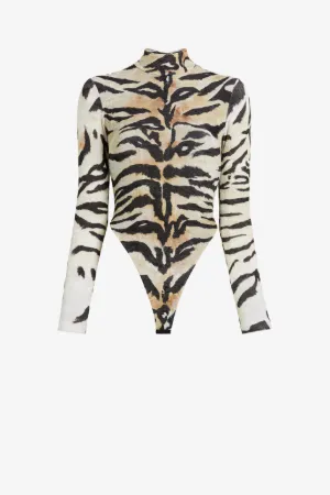 Bodysuit mit Queen Of Florida Print 