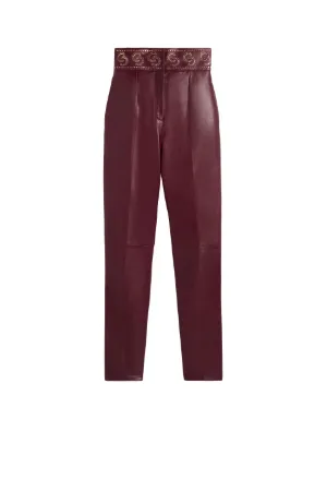 Bold C Biker-Hose mit Nieten