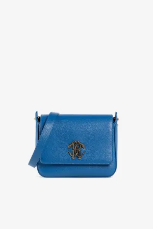 bolso de hombro con aplique del logo