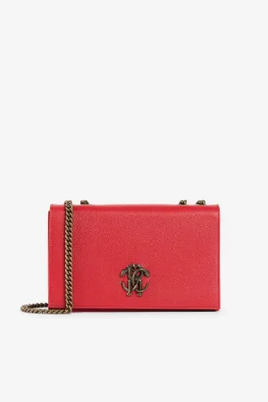 bolso de hombro con cadena y solapa