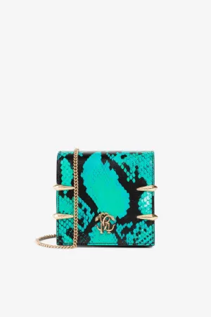 Bolso mini con estampado Python