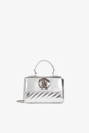 Bolso Tote con Mirror Snake de metal