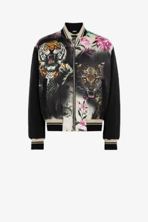 Bomber con estampado Flower Felix