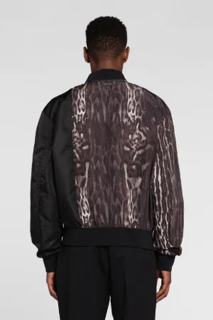 Bomber con estampados Ocelot y Python