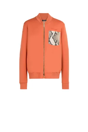 Bomber con ricamo