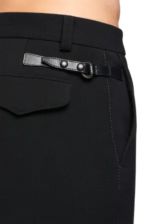 grey bootleg trousers