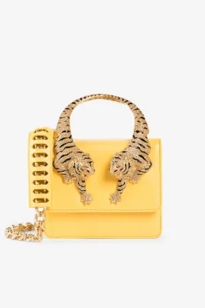 Borsa a spalla Roar media con tigri gioiello