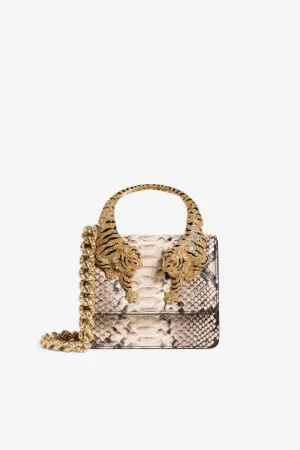 Borsa a spalla Roar piccola con tigri gioiello