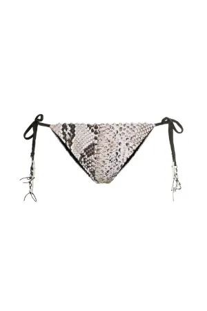 bragas de bikini con estampado de piel de serpiente
