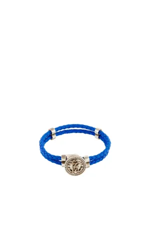 Braided leather bracelet