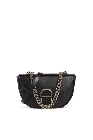 Buckle-Embellished Shoulder Bag