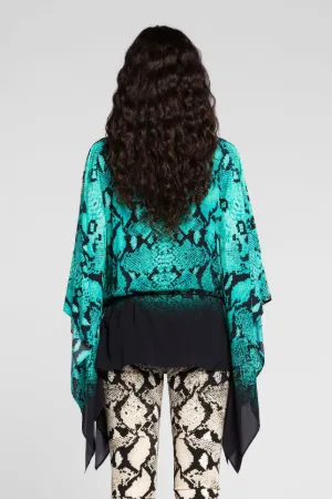 Caftan à imprimé python