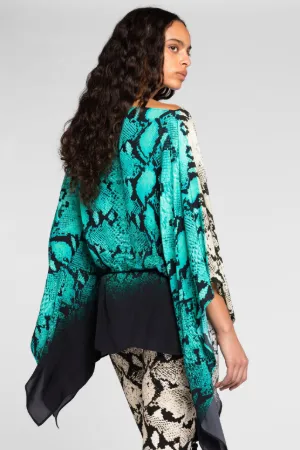 Caftan à imprimé python