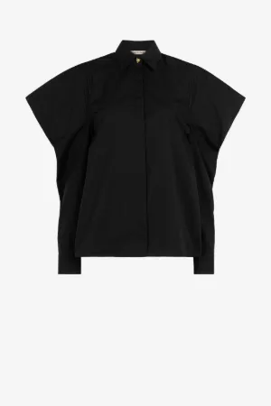 Camicia con spalline geometriche