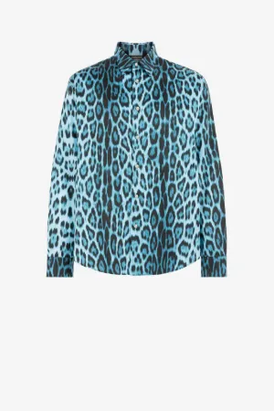 Camicia con stampa Jaguar