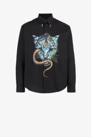 Camicia con stampa Serpentine Jaguar