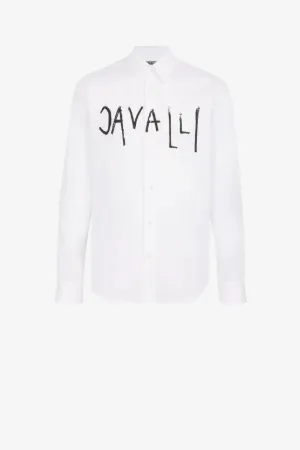 Camisa de algodón con logo