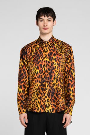 ocio conducir Iniciativa Camisa de seda con estampado Jaguar - Tienda Online Oficial de Roberto  Cavalli®