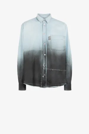 Camisa vaquera con efecto lavado