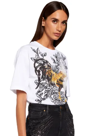 camiseta bordada Hybrid Animals