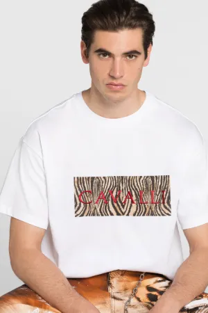 Camiseta con logo bordado y estampado Freedom