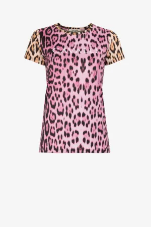 Camiseta con logo y estampado Jaguar
